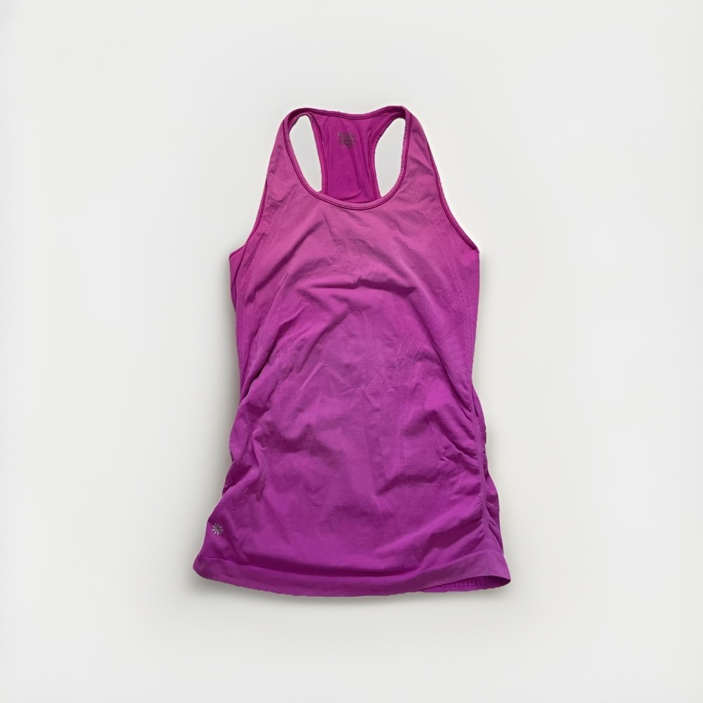 ATHLETA‎ FASTEST TRACK TANK TOP VIBRANT Pink Magenta Extra Small XS RACERBACK